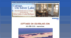 Desktop Screenshot of cottagesonsilverlake.com