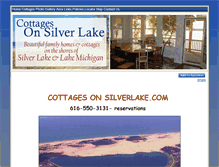Tablet Screenshot of cottagesonsilverlake.com
